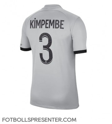 Paris Saint-Germain Presnel Kimpembe #3 Borta Matchtröja 2022-23 Kortärmad